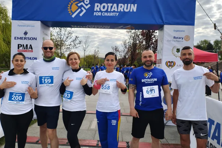 Polițiștii din Cluj au lăsat uniforma pentru echipamentul de sport: Rezultate impresionante la o cursă caritabilă plină de energie