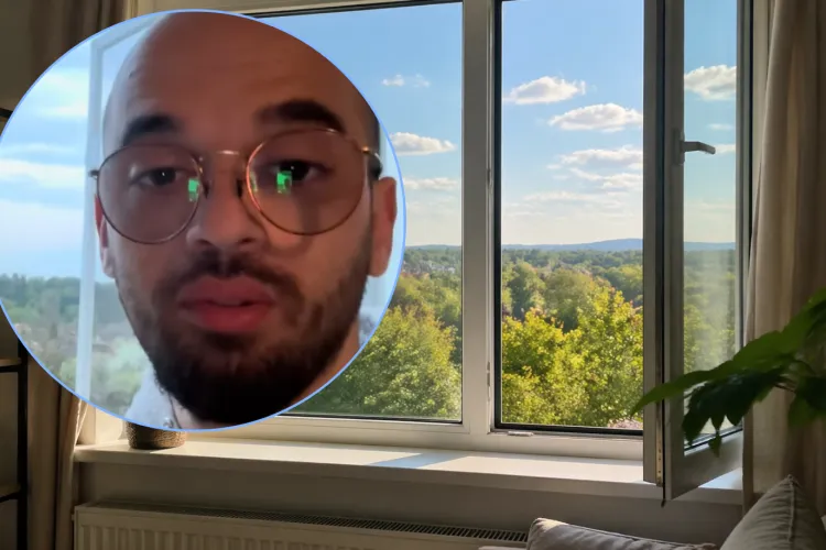 VIDEO. Tânăr cu umor, convins că n-are nimeni priveliște ca a lui: „Ești ca în natură. Vecinii? Mă, ăștia nu fac gălăgie. Foarte cuminți, jur!”