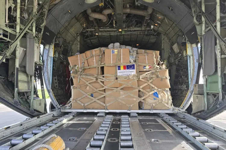 România trimite ajutoare masive pentru o țară greu încercată de război! Acțiunea se desfășoară sub egida Protecției Civile Europene