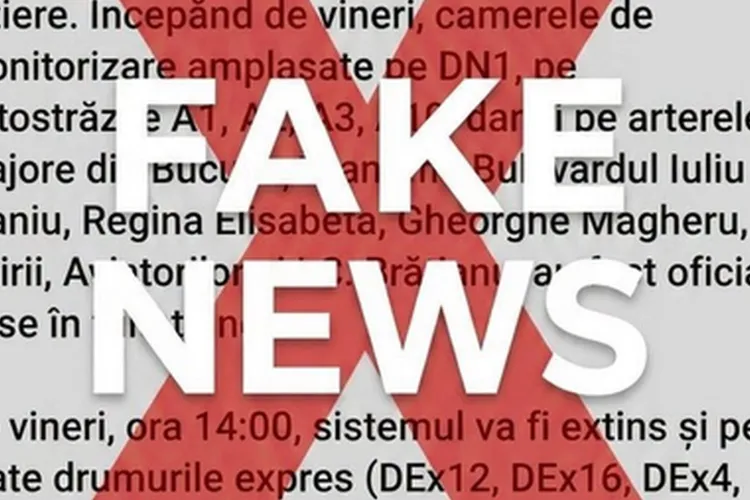 MAI avertizează asupra unui fake news viral: mesaj alarmist despre „monitorizarea integrală” a drumurilor naționale. Mesajul este complet fals