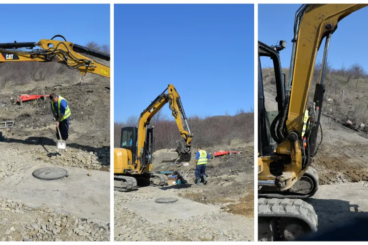 Lucrări importante finalizate în nordul Clujului: Rețele noi de apă și canalizare pe o stradă aflată în plină dezvoltare imobiliară