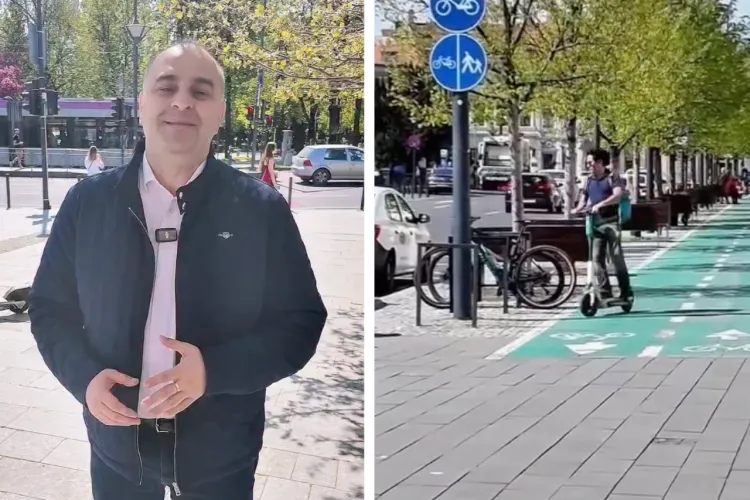 VIDEO. Premieră națională la Cluj! Trotinetele de închiriat, oprite automat în parcuri și limitate la 10 km/h lângă școli: Ce reguli intră în vigoare