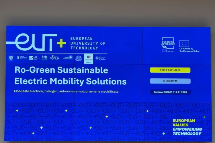 Investiție uriașă la Cluj: UTCN lansează proiectul Ro-Green, cu 76 de milioane de lei pentru vehicule electrice aeriene și tehnologii pe hidrogen