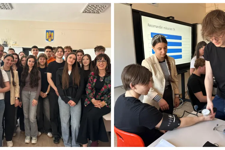 Liceenii de azi, doctorii de mâine: UMF Cluj dă startul proiectului care îi învață pe elevi să identifice riscurile cardiovasculare din timp