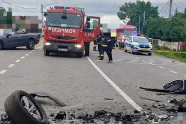 Accident în dimineața asta în Chinteni, Cluj: O autoutilitară și un autoturism implicate. Circulați cu prudență!