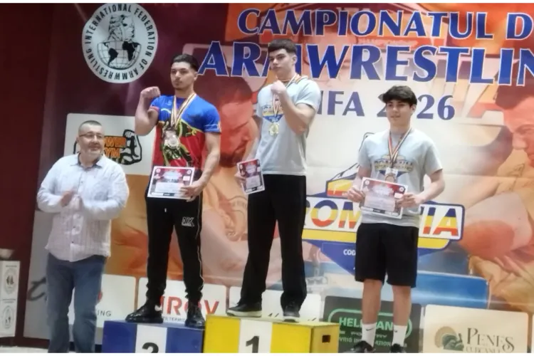 Performanță remarcabilă pentru un tânăr clujean! Va reprezenta Clujul la nivel european, după ce a cucerit titlul de campion național la armwrestling