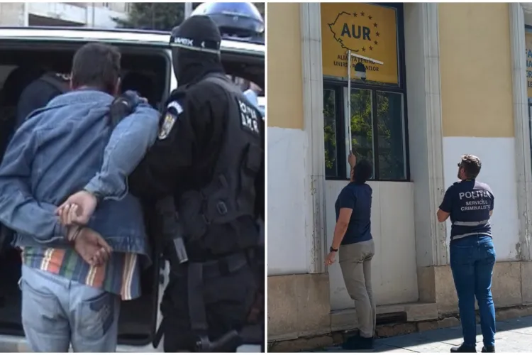 A fost prins individul care a spart geamul sediului AUR cu o piatră. Are 34 de ani și este din Cluj-Napoca: „A fost condus la sediul poliției!”