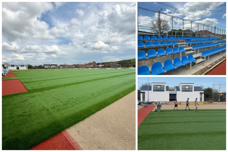 O nouă bază sportivă e aproape gata în apropiere de Cluj-Napoca FOTO