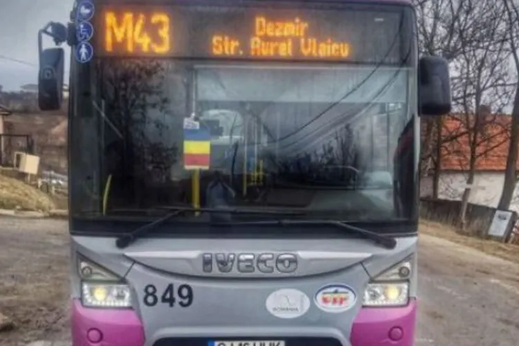 Schimbare importantă pentru locuitorii din Dezmir! CTP Cluj modifică programul liniei M43 începând din 11 mai: Ce trebuie să știe călătorii