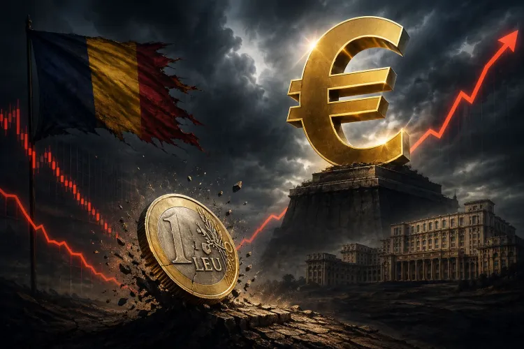 Leul ajunge la un minim istoric față de euro. Criza politică declanșată de PSD îi costă scump pe români. Cât valorează astăzi, 30 aprilie 2026, un euro