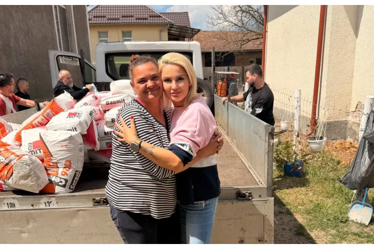 De la jucării la două dube de materiale de construcții! Rocsana Contraș luptă să ofere un „acasă” unei familii greu încercate  FOTO