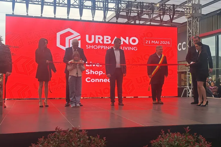 Investiție uriașă în zona Clujului! S-a deschis oficial cel mai mare parc comercial din Transilvania, URBANO Shopping & Living FOTO/ VIDEO 