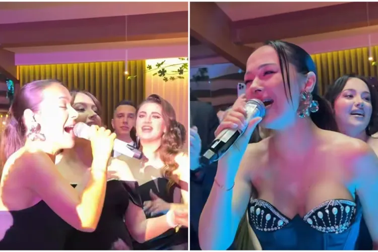 VIDEO. Vlăduța Lupău, șocată de o fană în timp ce făcea show la o nuntă. Și-a găsit „clona” fără voia sa: „Fata de lângă seamănă cu mine izbitor”