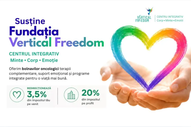 Un gest simplu, un impact uriaș: Fundația Vertical Freedom transformă impozitul în sprijin pentru pacienții oncologici