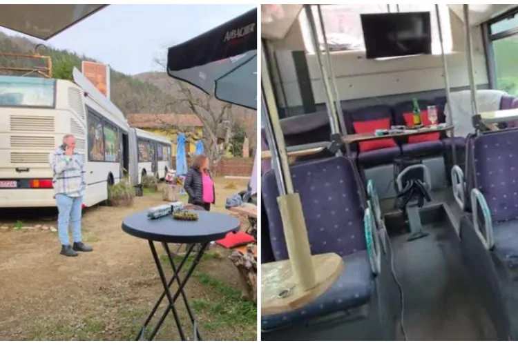Lecție de omenie dintr-un colț din Apuseni! Proprietarul unui restaurant amenajat într-un fost autobuz CTP oferă mâncare gratuită. „Vreau să ajut!”