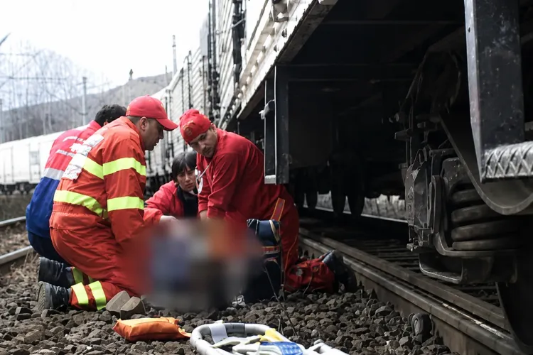 Un tren care a plecat din Cluj a lovit mortal un bărbat de 51 de ani. Medicii nu au mai putut face nimic 