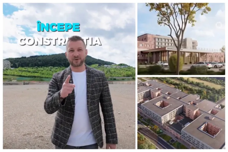 VIDEO. S-a semnat contractul pentru Spitalul Regional de Urgență Cluj. Pivariu: „Devierea utilităților și lucrările pregătitoare pentru fundații sunt gata”