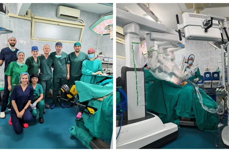 Intervenție de ultimă generație la Institutul Oncologic din Cluj! Medicii au realizat prima operație robotică