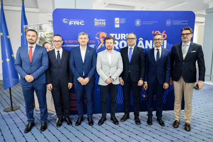 FOTO. Turul României 2026 pleacă din Republica Moldova pentru prima dată în istorie! Un moment fără precedent pentru ciclismul românesc