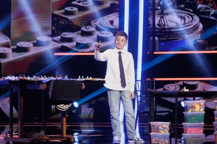 Clujul are un finalist la „Românii au talent”! „Brickasso”, copilul-geniu care creează opere incredibile din LEGO, are nevoie de susținerea clujenilor