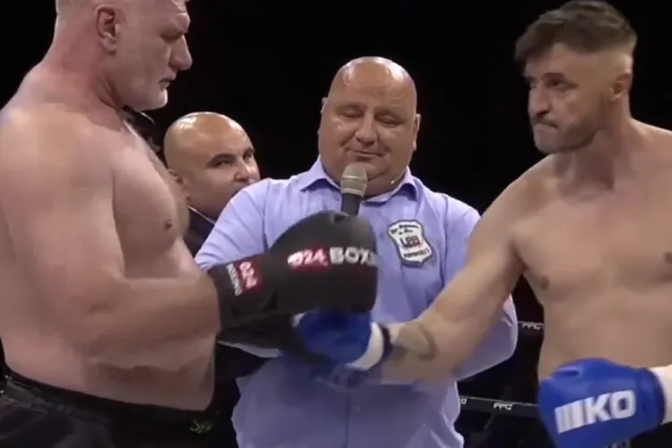 VIDEO. Gala „greilor” la Cluj! Toți ochii au fost pe luptătorul Tolea Ciumac și „costumația” lui, după zvonul că meciul de la BT Arena va fi ultimul 