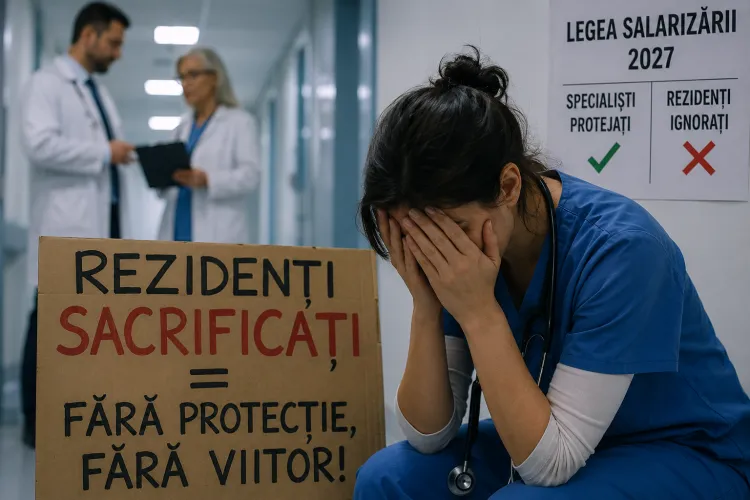 Medic revoltat de cum sunt batjocoriți medicii rezidenți prin noua lege a salarizării: „Ei sunt sacrificați. Medicii specialiști, protejați până în 2031”