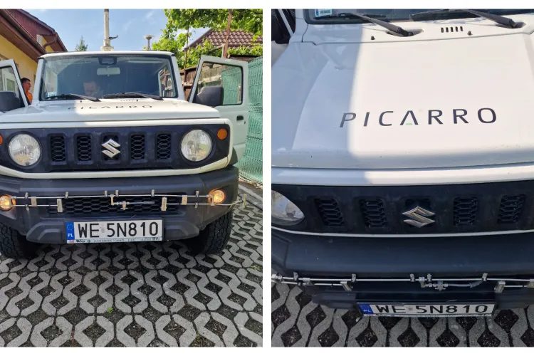 Dacă vedeți această mașină circulând în Apahida, nu vă speriați! Primăria lămurește clujenii cu privire la apariția neobișnuită din comună