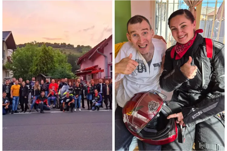 Gest emoționant la Cluj! Zeci de motocicliști se adună pentru Zoli, bikerul aflat la pat după un grav accident: „Nu uităm, ne pasă, suntem uniți”