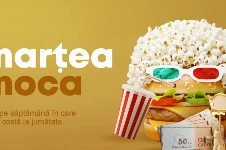 VIDEO. Nu rata oferta! Doar astăzi, marți, 2 iunie! Marțea Moca aduce oferte 1+1 la pizza, burgeri, shaorma și înghețată la Iulius Mall Cluj