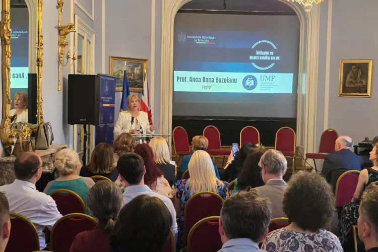 Anca Buzoianu, întâlnire cu absolvenții UMF Cluj din Marea Britanie: „A fost o reală bucurie” 