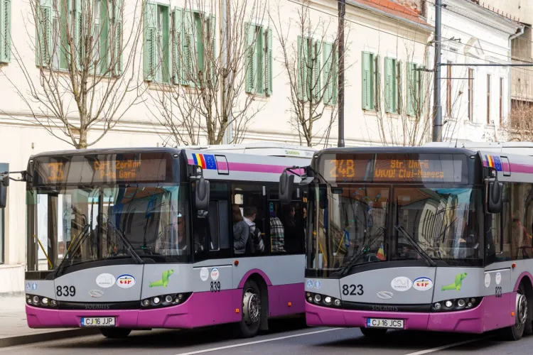 Cum vor circula autobuzele și troleibuzele în Cluj-Napoca de Rusalii și 1 Iunie! Program special anunțat pentru transportul în oraș și metropolitan