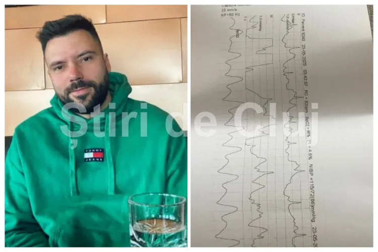 Psiholog din Cluj acuză neglijență gravă, după ce a făcut un infarct sever: „Puteam să mor. N-au văzut că e infarct. Plângerea depusă la Parchet, ignorată”