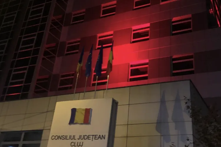Clujul se colorează în roșu duminică seară, iată de ce! CJ Cluj face un gest simbolic de Ziua Donatorului de Sânge și cheamă lumea la acțiune