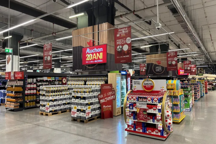 În vara campionatului mondial de fotbal, Târgul de Bere din Auchan reunește peste 300 de sortimente din 25 de țări