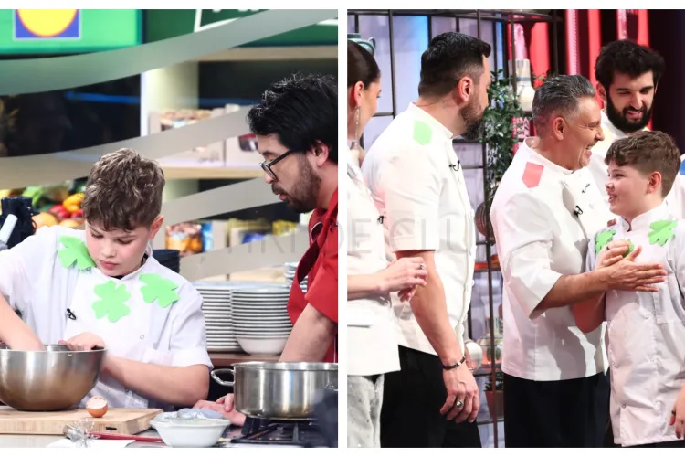Caesar, copilul-minune din Cluj-Napoca, s-a calificat în semifinale la emisiunea Chefi la Cuțite FOTO