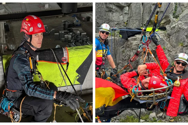 Un pompier clujean, în elita mondială a salvatorilor! Clujeanul care se luptă cu cei mai buni alpiniști de intervenție din lume FOTO