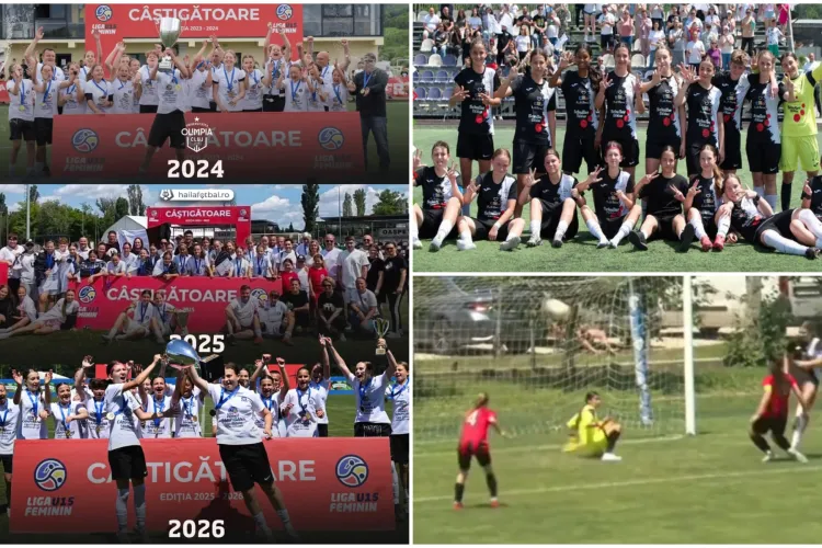 VIDEO. Paradă demnă de Donnarumma! Portarul Anastasia Elena Purcel o ajută pe Olimpia Cluj să câștige Liga Elitelor U15 pentru al 3-lea an la rând