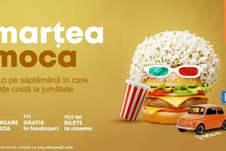 Reduceri savuroase la Iulius Mall Cluj! Clujenii pot mânca dublu la același preț