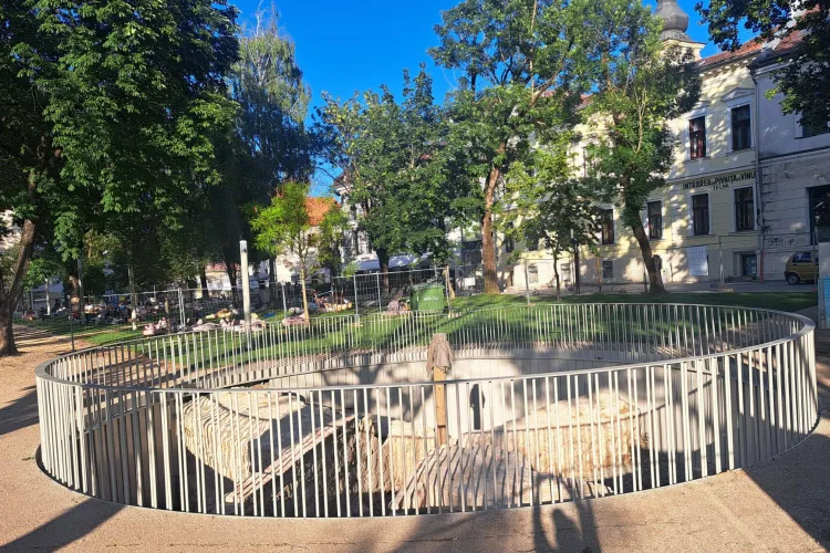 Vestigiile romane din centrul Clujului, aproape pregătite pentru public. Proiectul din Parcul Caragiale se finalizează luna aceasta