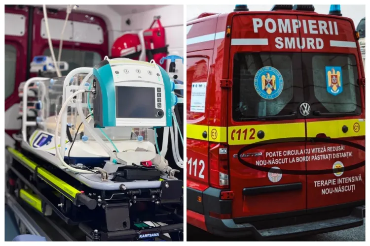 Rugămintea unui șofer SMURD pentru clujenii ce claxonează: „Înainte să vă enervați că merg încet, să știți că în ambulanță sunt nou-născuți în stare gravă”