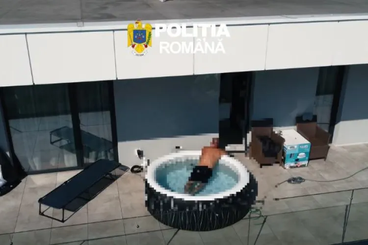 VIDEO Urmărit internațional „săltat” de mascați direct din piscină. Se relaxa pe terasa unui penthouse luxos. Va fi prezentat Curții de Apel Cluj