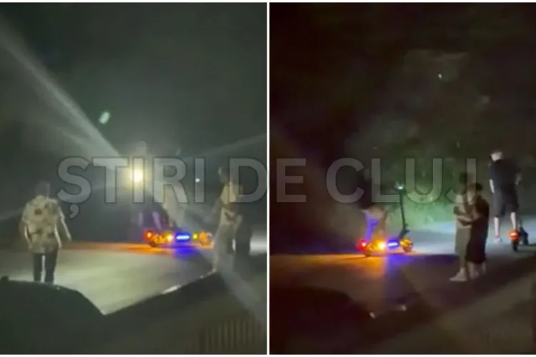 VIDEO. Scene revoltătoare în Cluj. Un bărbat de aproximativ 60 de ani, aflat în stare de ebrietate, umilit și amenințat cu un briceag de un grup de tineri