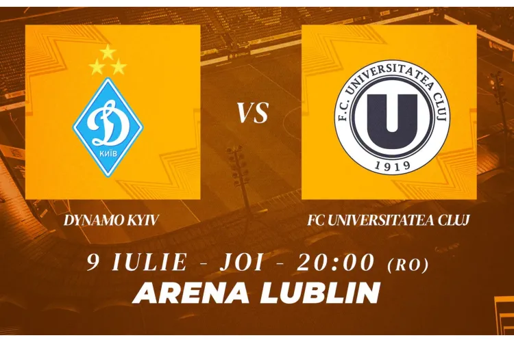 UEFA a decis! Arbitrul care va conduce duelul dintre Dinamo Kiev și U Cluj a fost anunțat