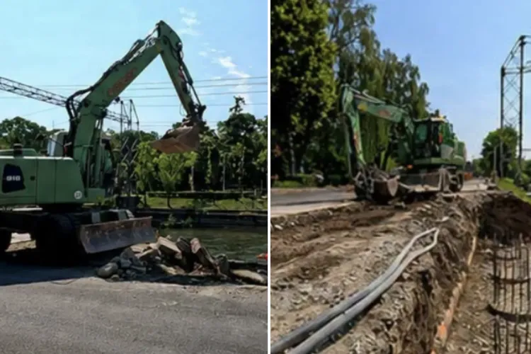 Tot Clujul este cu ochii pe Someș! Podul provizoriu de pe Garibaldi, gata de montaj: Iată când se schimbă traficul din zonă