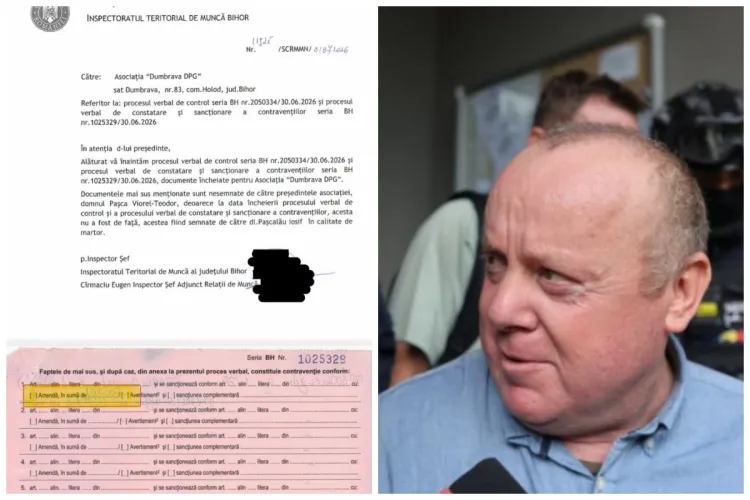 Amendă RECORD, de 1 milion de lei, pentru asociația lui Viorel Pașca din Dumbrava. Avea deja toate bunurile sechestrate și conturile blocate