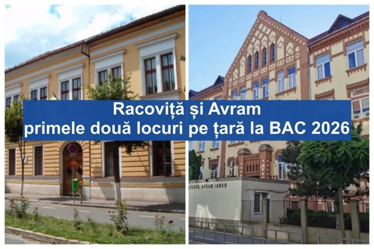 Clujul domină TOPUL național la BAC 2026: Primele două locuri în România la Bac sunt ocupate de Racoviță și Avram. În top 10 mai este un liceul din Cluj