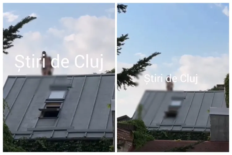 VIDEO. Două tinere surprinse la înălțime în centrul Clujului, în lenjerie intimă: „Erau la o țigară, cu o băutură în mână. Ce distracție mai e și asta?”