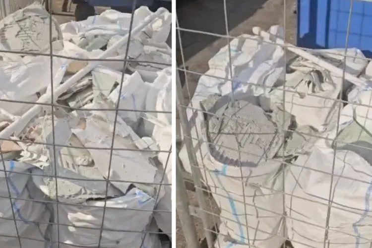 VIDEO. Ghena de gunoi din Cluj-Napoca transformată în depozit de moloz! Locatarii se tem să mai zică ceva vecinului: „O să stea săptămâni întregi acolo!”