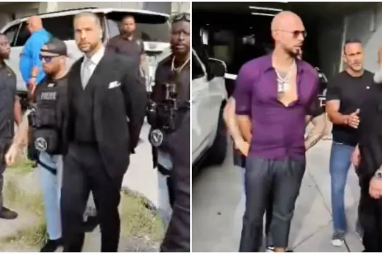 Frații Andrew și Tristan Tate au fost arestați. Sunt acuzați de zeci de infracțiuni șocante, printre care agresiune violentă și trafic de persoane