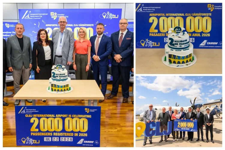 Pasagerul cu numărul 2 milioane a aterizat la Cluj. Mai devreme cu o săptămână decât anul trecut! 